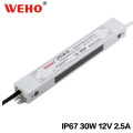 30W 12V 24V étanche IP67 LED alimentation